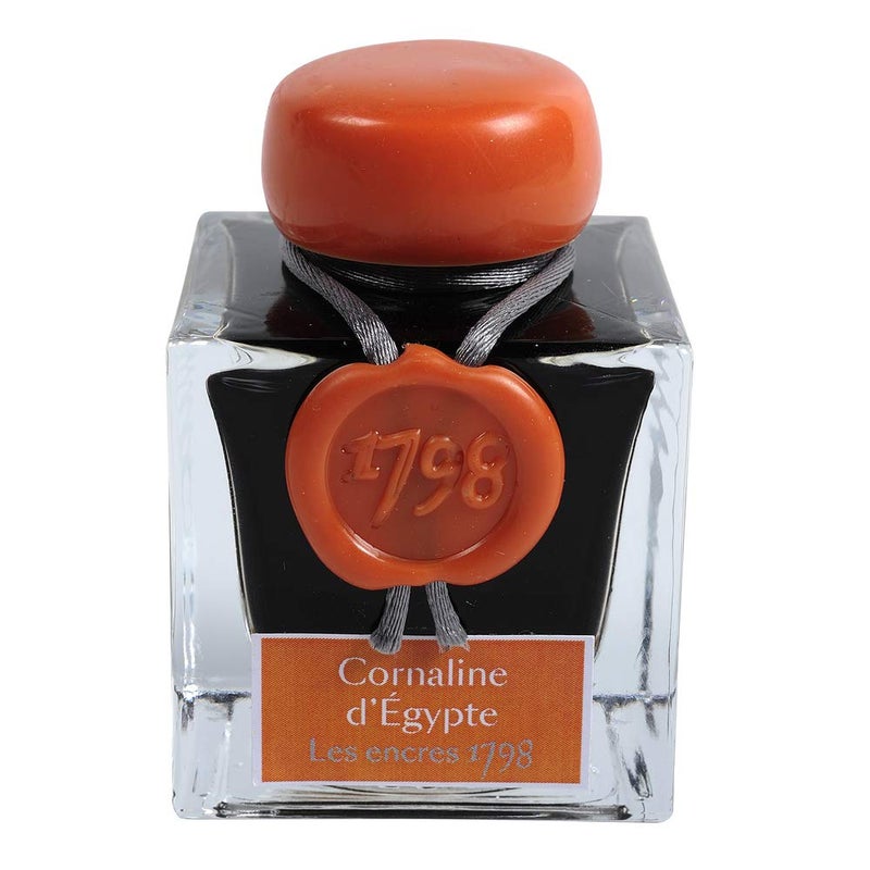 Jacques Herbin 15556JT Jaques 1798 Anniversary Ink, Cornaline D'Egypt, 50 ml - Image 1